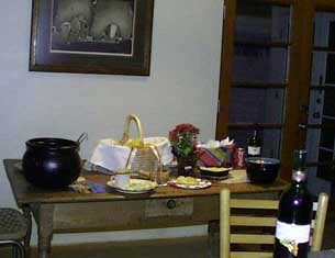 a table at the end of the night