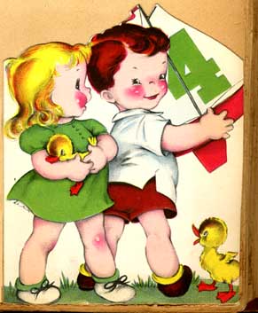 (boy and girl are four)