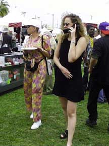 (she's making the call)